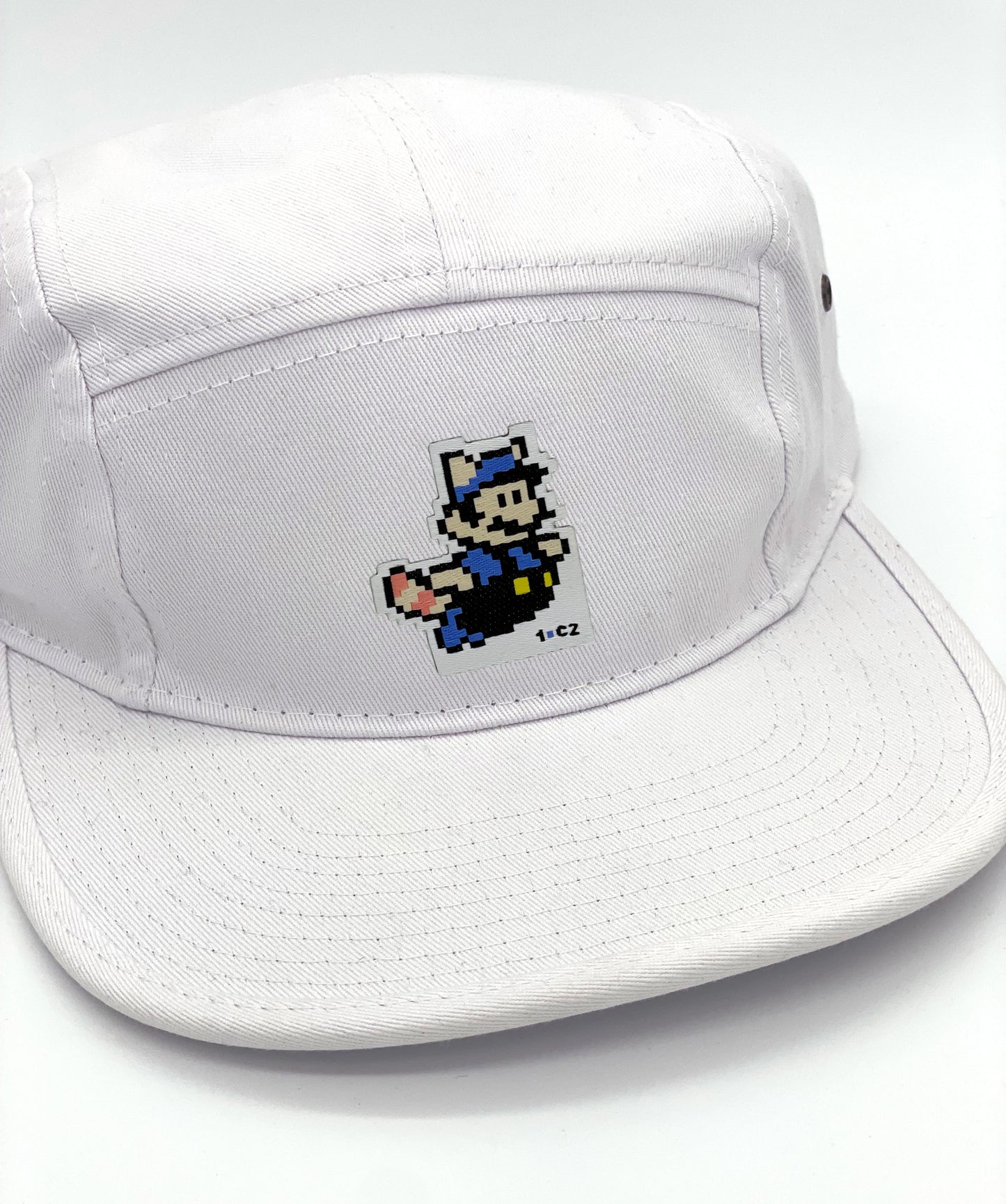 Casquette 5 panels Mario Mr 1.C2 blanche