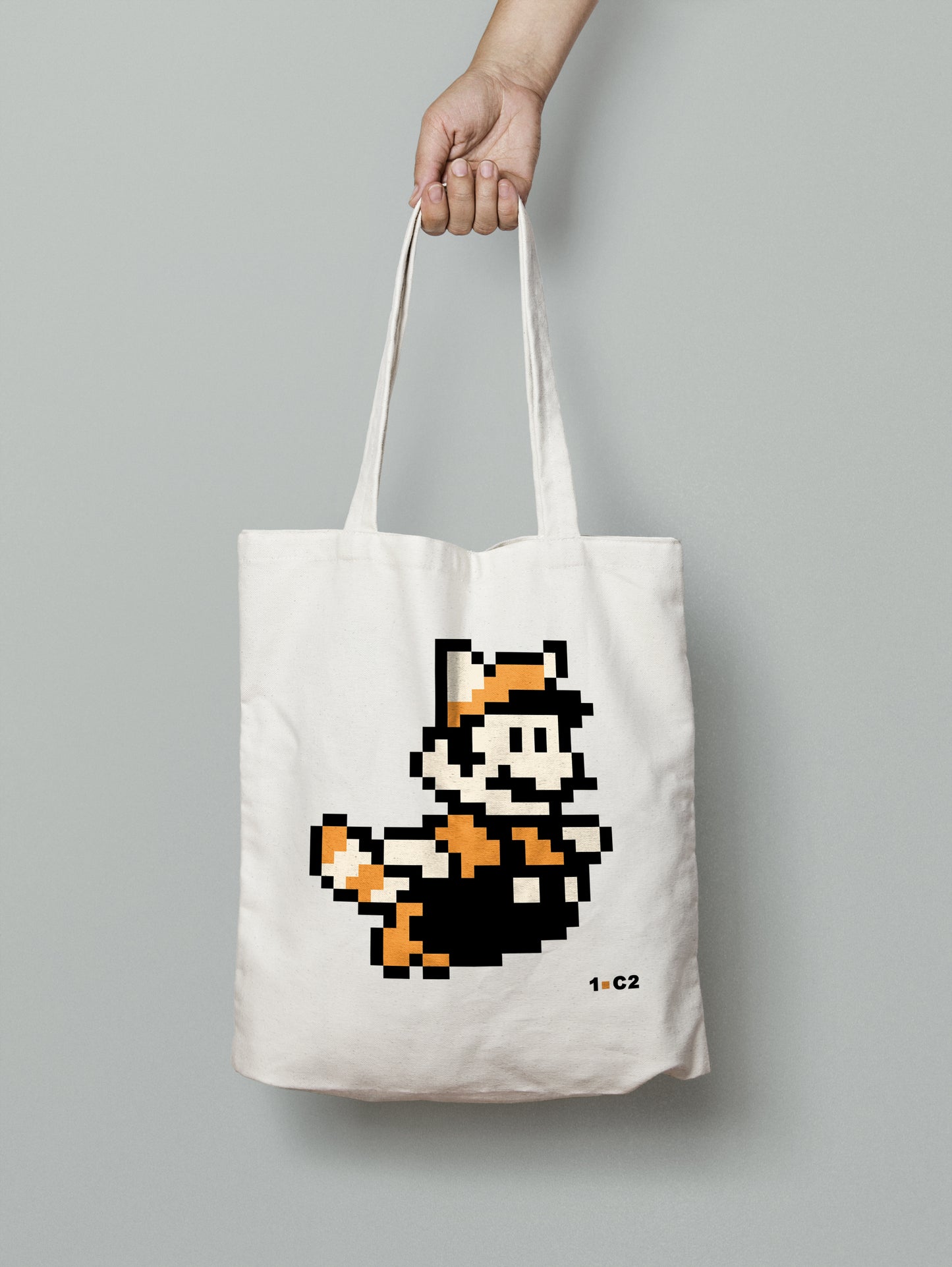 Tote Bag Mario Orange / Black 1.C2