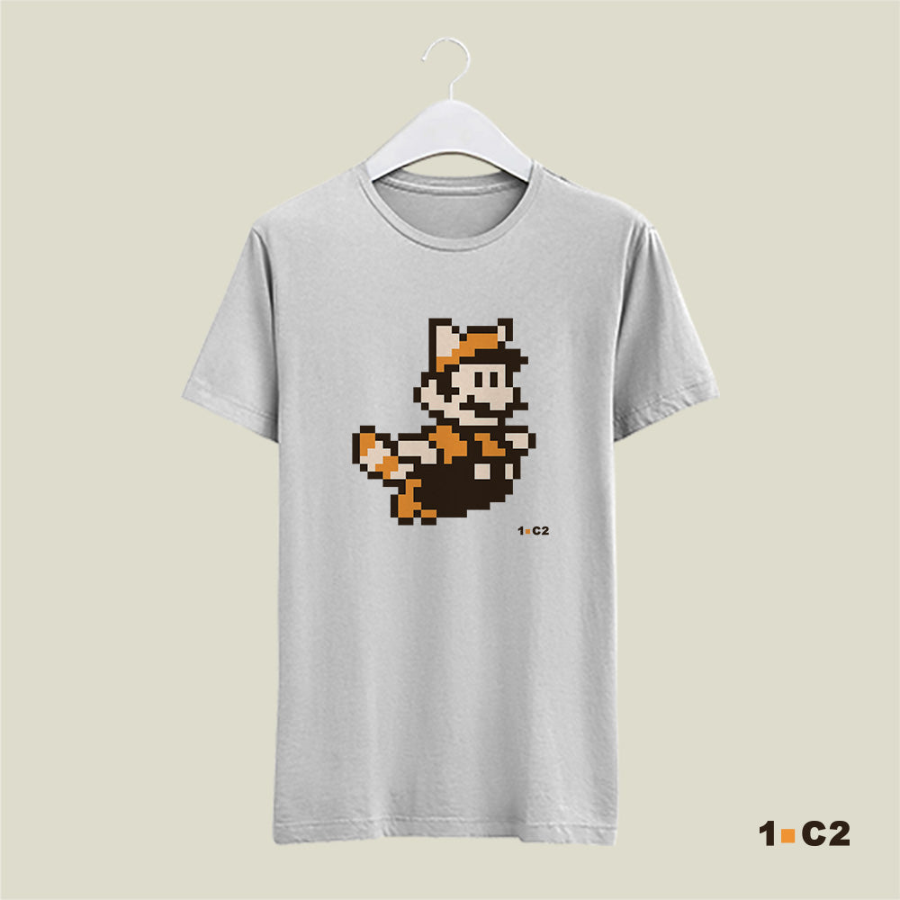 Tee-shirt Supa Mario Orange Black