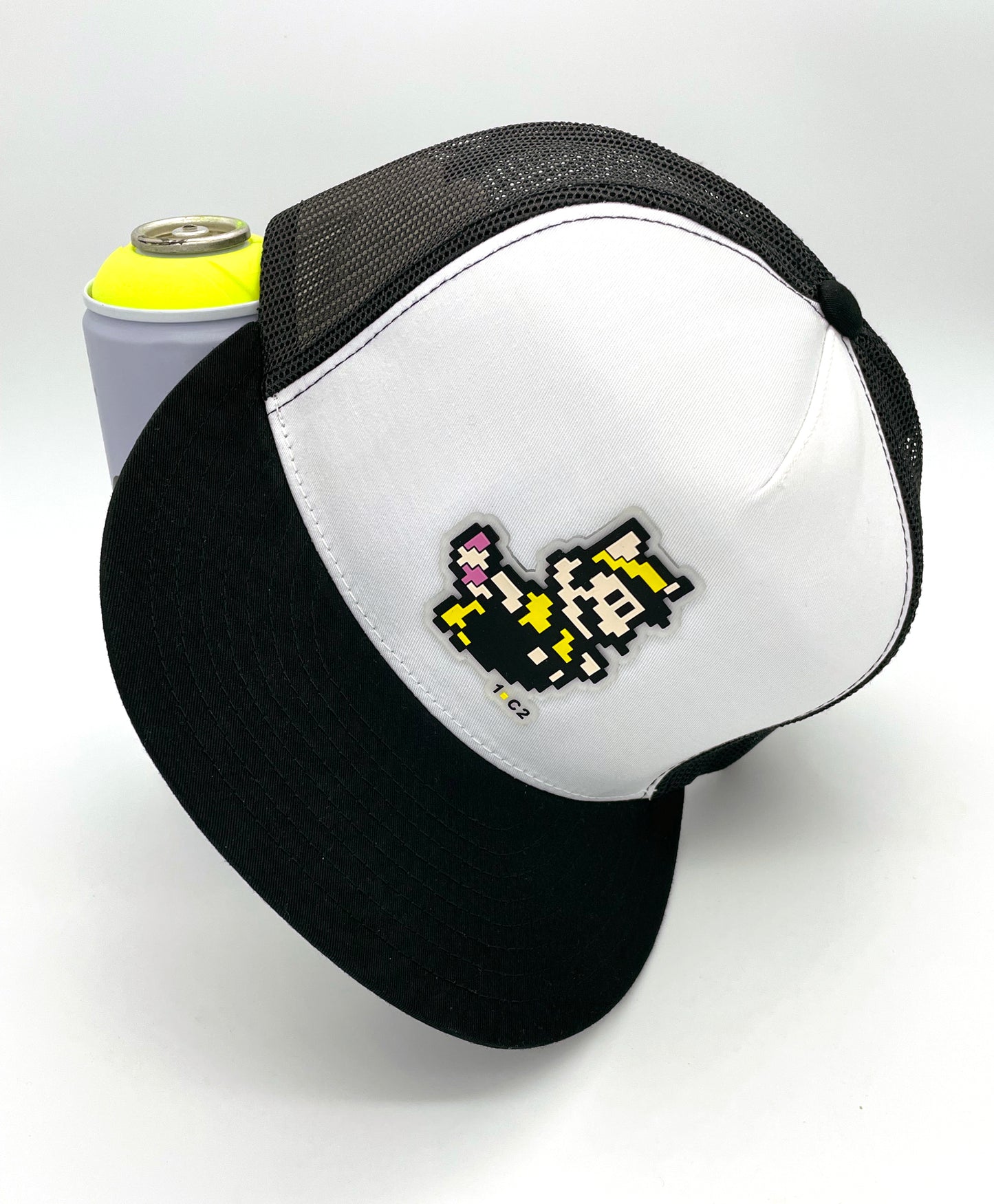 Casquette SnapBack Mario Mr 1.C2 noire Front blanc