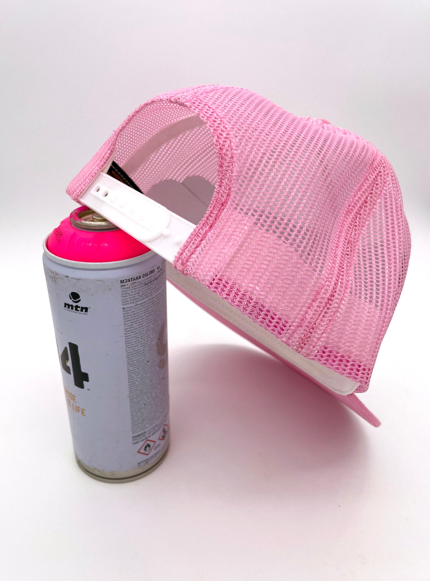 Casquette SnapBack Mario Mr 1.C2 rose Front blanc